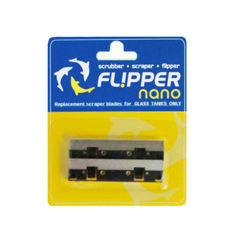 Flipper Nano Aquarium Cleaner Replacement Stainless Steel Blades – 2 Pack