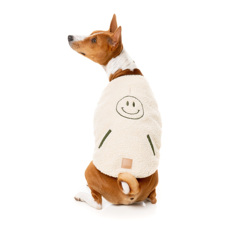 FuzzYard Nara Dog Jacket Beige