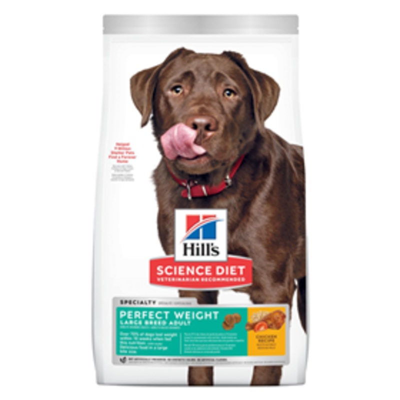 Hill’s Science Diet Adult Perfect Weight Large Breed Chicken Recipe Dog Food 28.5 lbs.