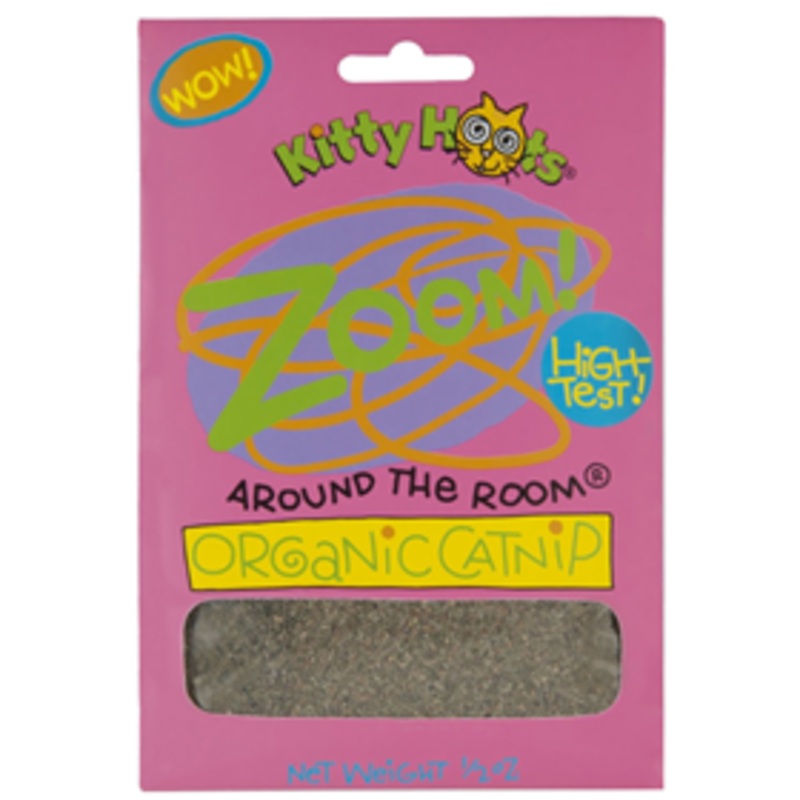 Kitty Hoots Fat Cat Zoom Around the Room Organic Catnip