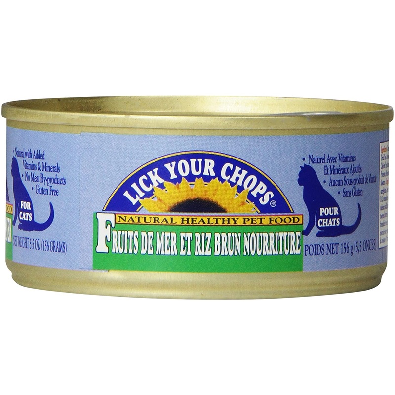 Lick Your Chops Canned Seafood & Brown Rice Dinner Cat Food