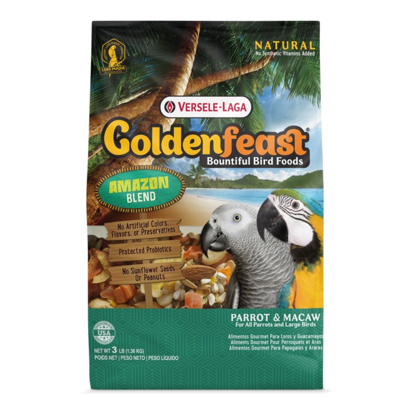 Versele-Laga Golden Feast Amazon Blend for All Parrots & Large Birds 1.36kg