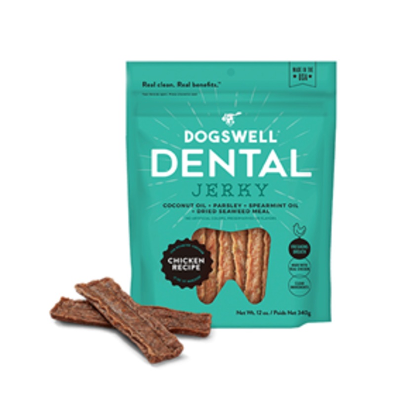 Dogswell Dental Jerky Chicken Recipe 12 oz.