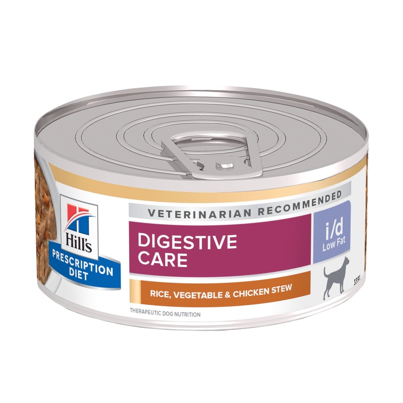 Hill’s Prescription Diet Canine i/d Low Fat Rice, Vegetable & Chicken Stew 156g X 24