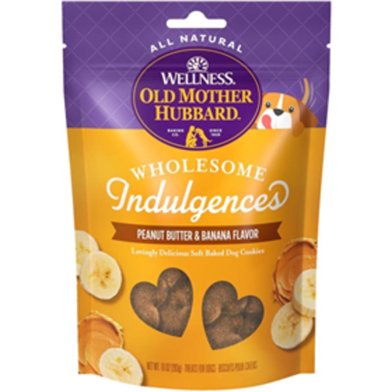 Old Mother Hubbard Wholesome Indulgences Peanut Butter & Banana Flavor Dog Treats 10 oz.