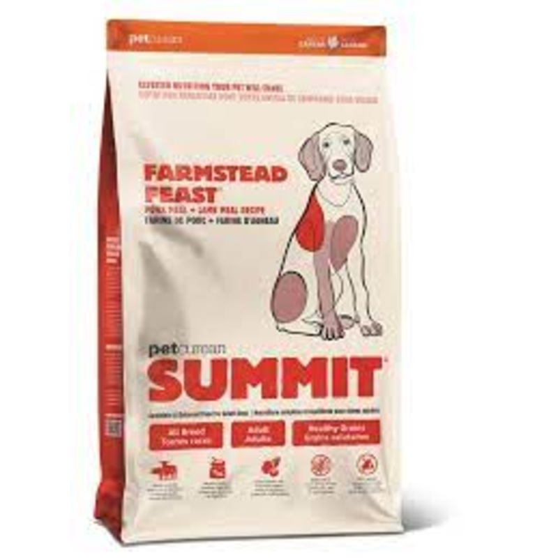 Petcurean Summit FARMSTEAD FEAST  PORK MEAL + LAMB MEAL RECIPE FOR ADULT DOGS