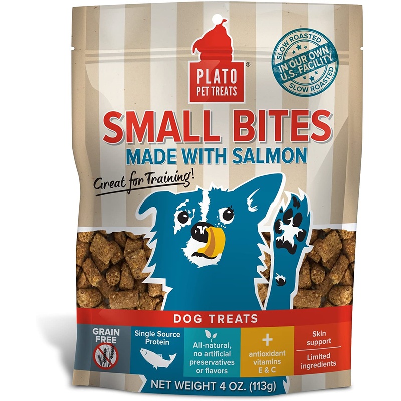 Plato Small Bites Salmon Dog Treats