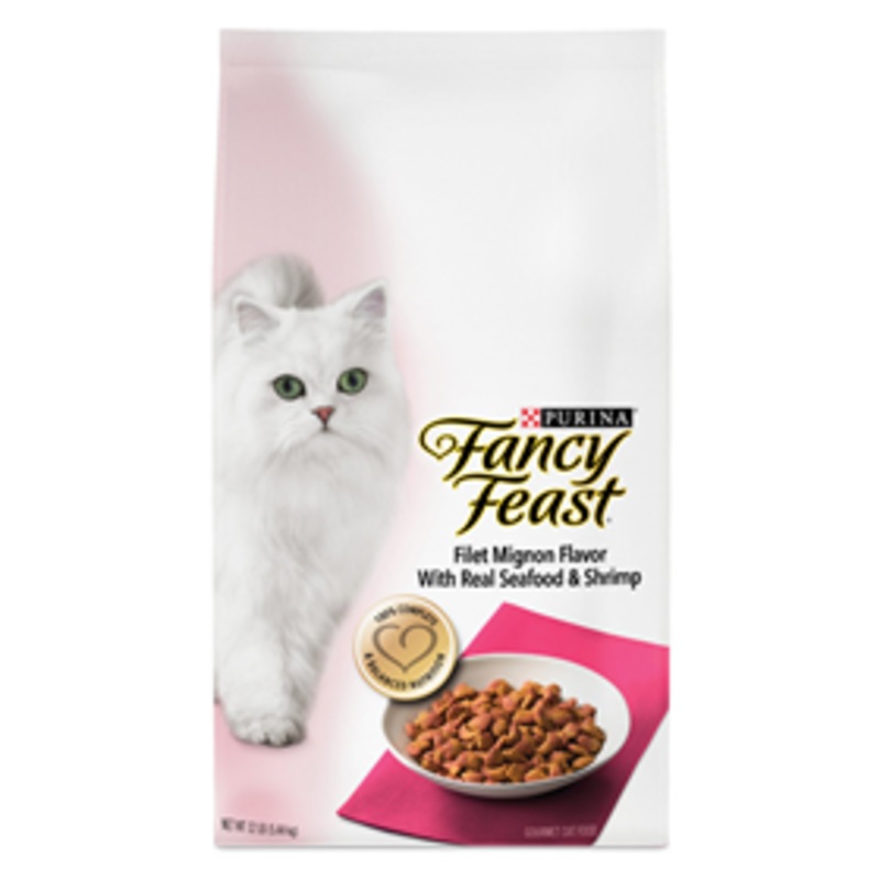 Purina Fancy Feast Gourmet Filet Mignon Flavor with Real Seafood & Shrimp