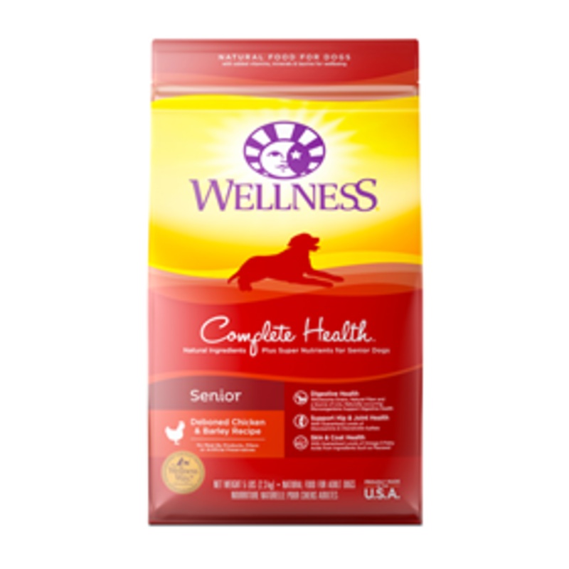 Wellness Complete Health Senior Deboned Chicken & Barley Recipe Dry Dog Food