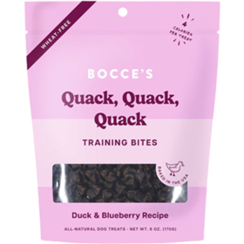 Bocce’s Quack, Quack, Quack Training Bites 6 oz