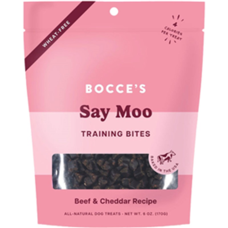 Bocce’s Say Moo Training Bites 6 oz