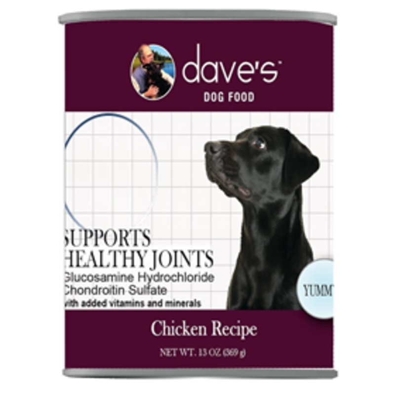 Daves Healthy Joint Formula Chicken Recipe Can Food for Dogs 13.2 oz.