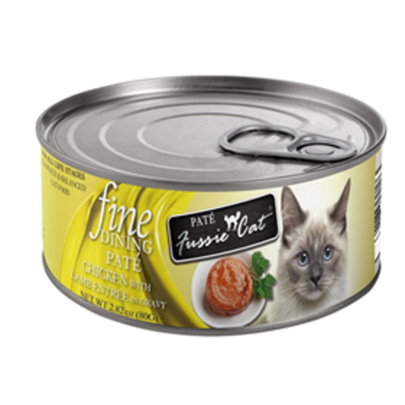 Fussie Cat Fine Dining Chicken & Lamb Pate 2.8oz