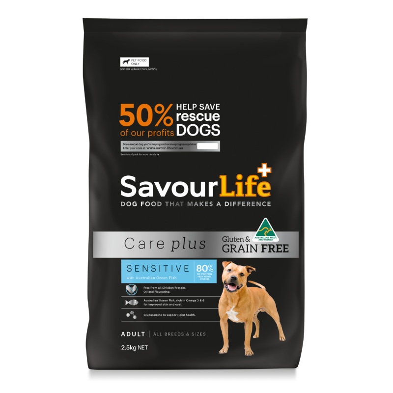 SavourLife Grain Free Care Plus Adult Dog Sensitive Ocean Fish Dry Food