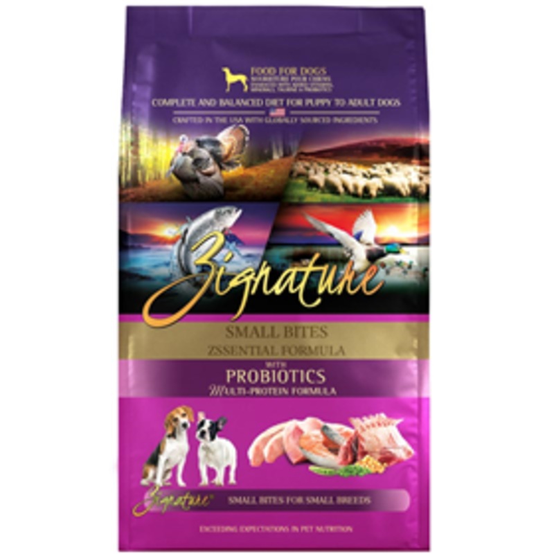Zignature Zssential Small Bites for Small Breeds Multi-Protein Formula Dog Food