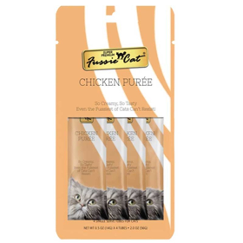 Fussie Cat Chicken Puree 4 Pack