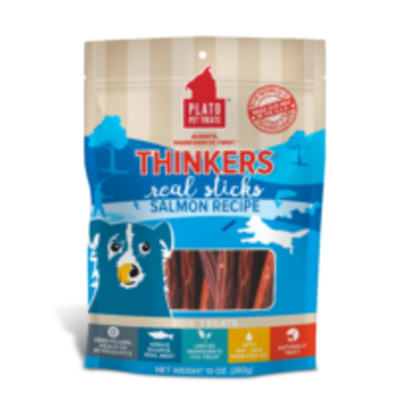 Plato Thinkers Original Salmon Stick Dog Treats