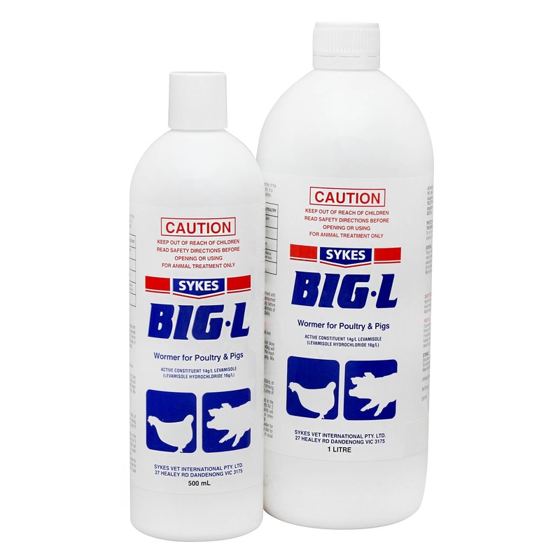 Sykes Big L Wormer for Poultry & Pigs