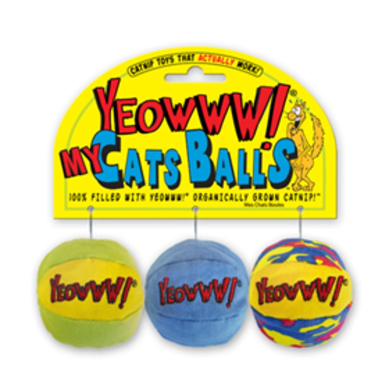 Yeowww! My Cats Balls Catnip Toys