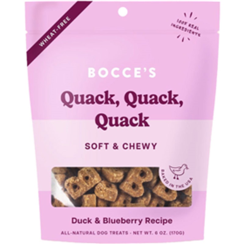 Bocce’s Quack, Quack, Quack Soft & Chewy Treats 6 oz