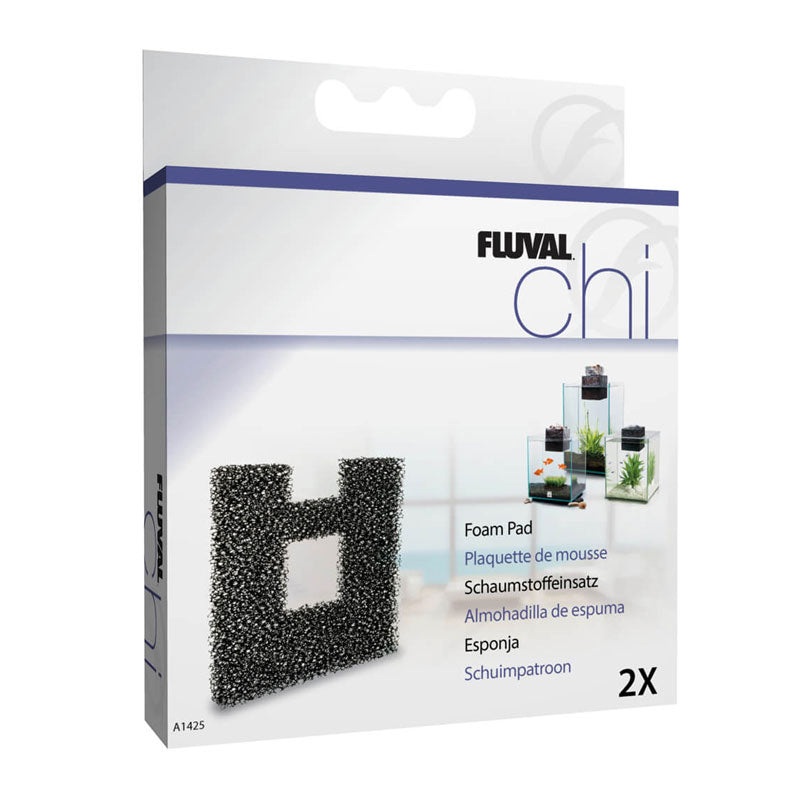 Fluval Chi Aquarium Foam Pad Replacement – 2 Pack