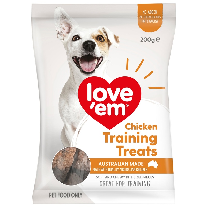 Love Em Chicken Training Dog Treats 200g