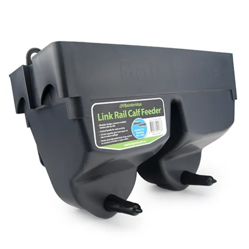 Bainbridge Link Rail Calf Feeder 2 Place with Flow Teats