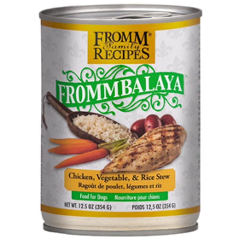 Fromm Family Frommbalaya Chicken, Vegetable & Rice Stew Canned Dog Food 12.5 oz.