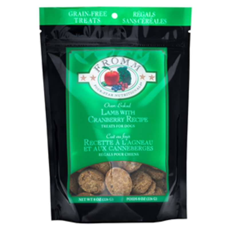 Fromm Four-Star Nutritionals Grain-Free Lamb with Cranberry Recipe Dog Treats 8 oz.