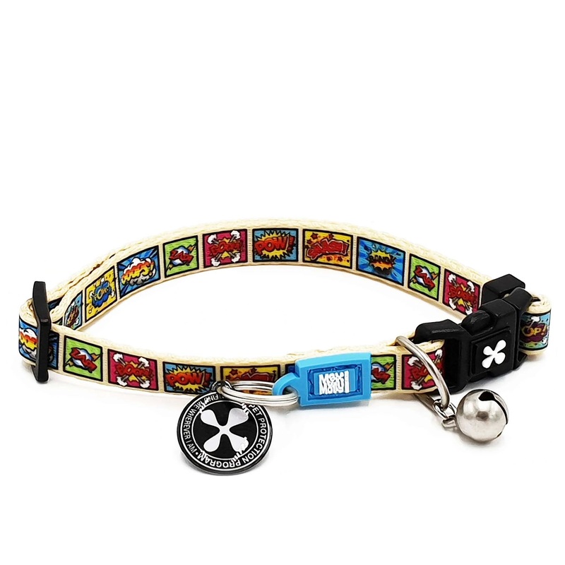 Max & Molly Smart ID Cat Collar Comic