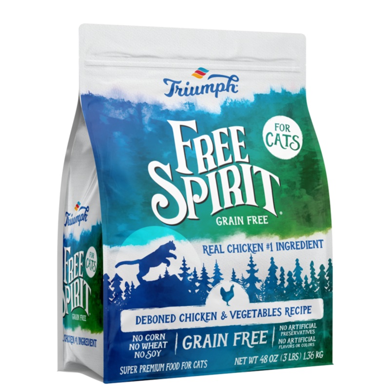 Triumph Free Spirit Grain Free Chicken And Vegetable Recipe Dry Cat Food