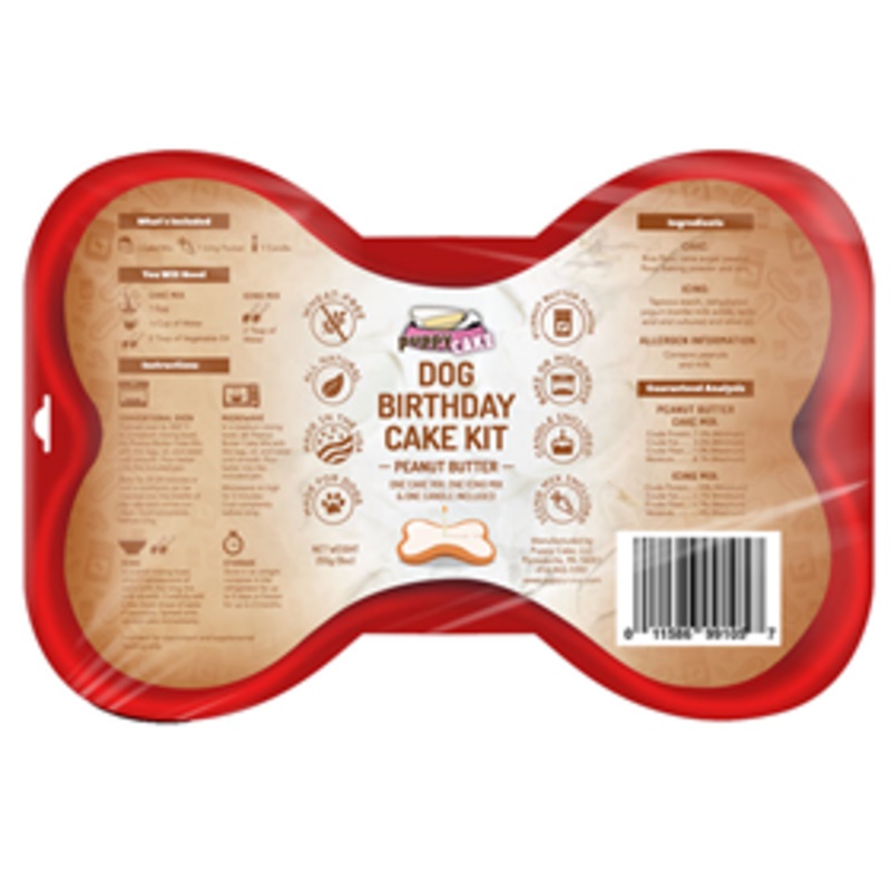 Puppy Cake Peanut Butter Birthday Cake Kit