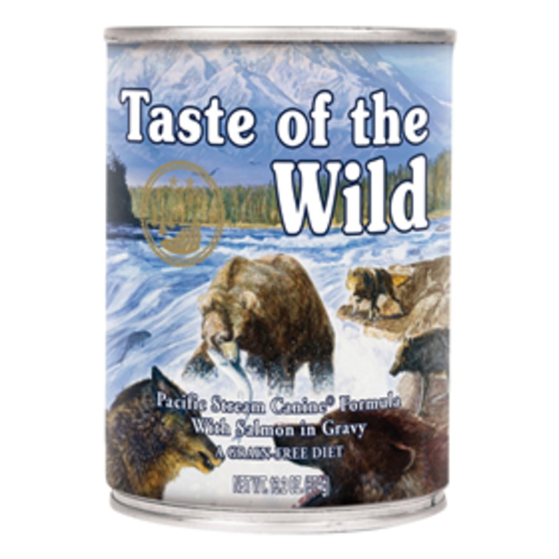 Taste of the Wild Pacific Stream Canine Formula With Smoked Salmon in Gravy 13.2 oz.