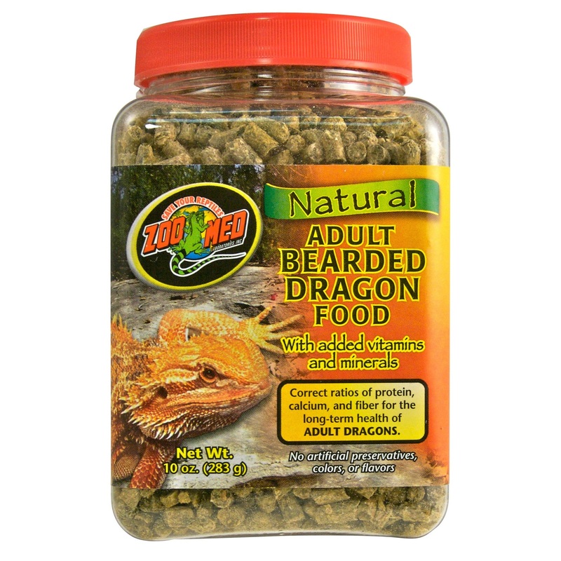 Zoo Med Natural Bearded Dragon Food – Adult 10 Ounces
