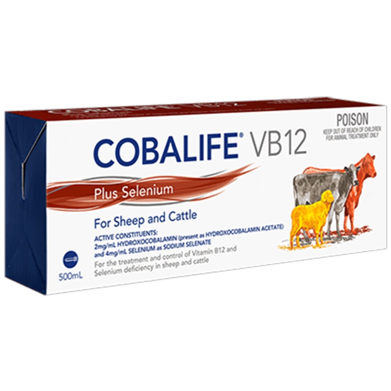 Cobalife VB12 Plus Selenium for Sheep & Cattle 500mL