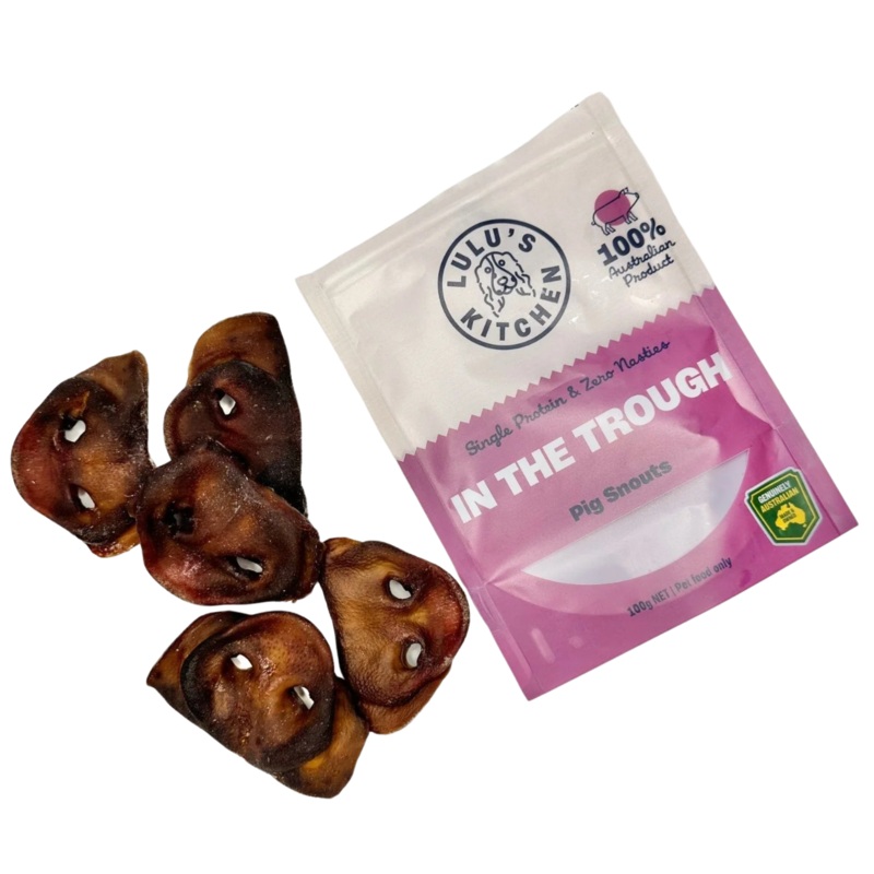 Lulu’s Kitchen In The Trough Pig Snouts Dog Treat 100g