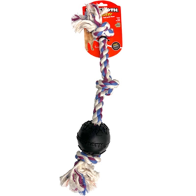 Mammoth TireBiter Ball with 3 Knot Rope Bone 20 in