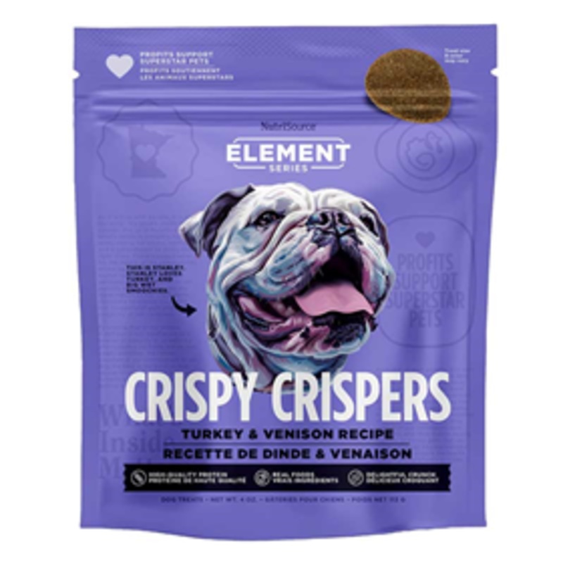 NutriSource Element Crispy Crispers Turkey & Venison 4oz