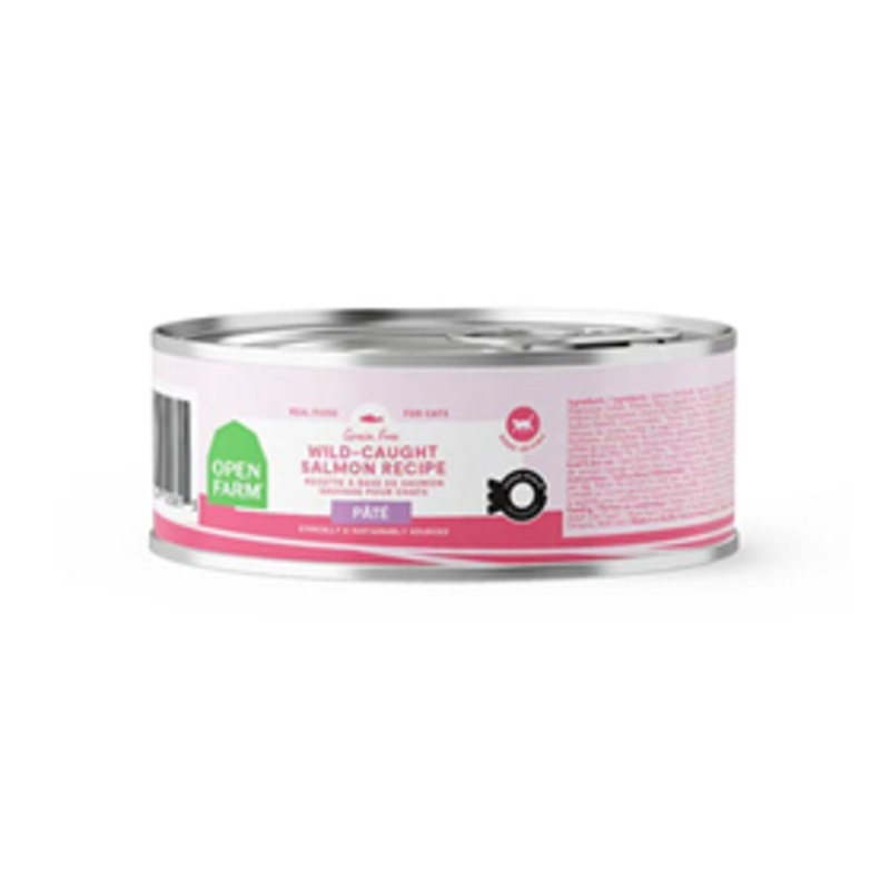 Open Farm GF Salmon Pate Canned Food for Cats 2.8oz