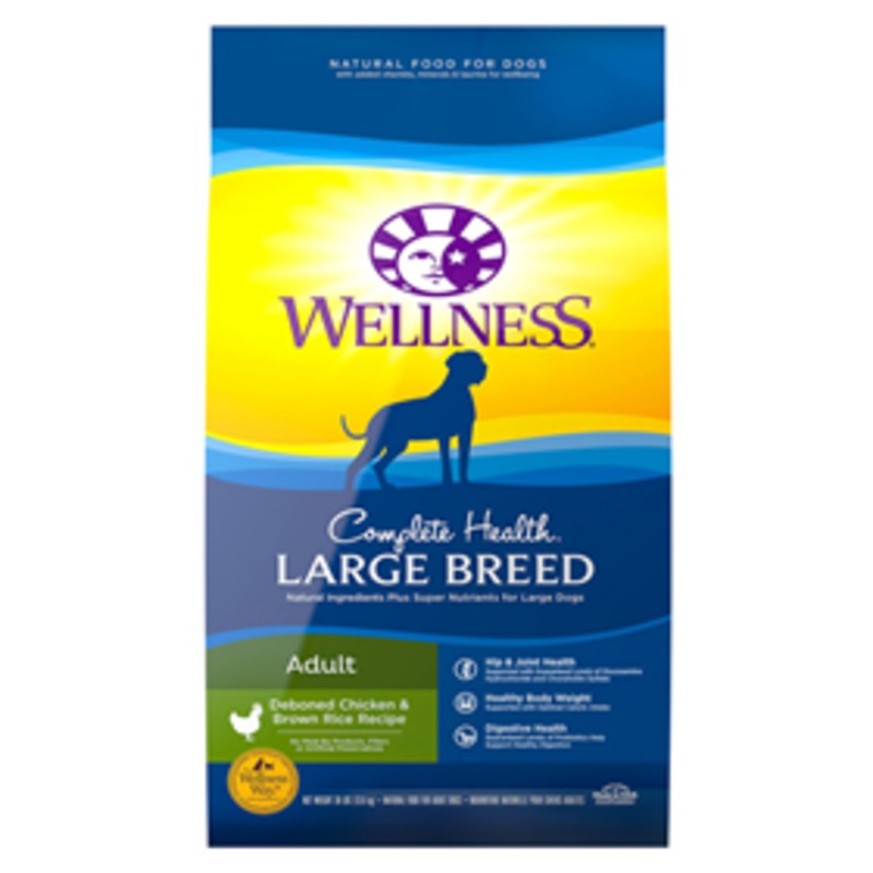 Wellness Complete Health Large Breed Deboned Chicken & Brown Rice Recipe Dry Dog Food