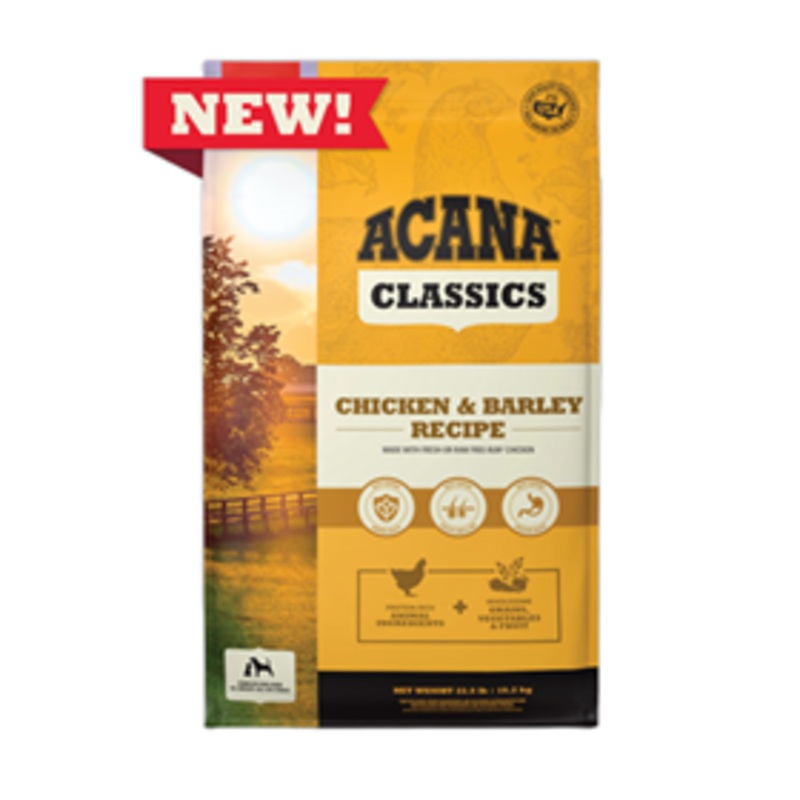 Acana Classics Chicken & Barley Recipe