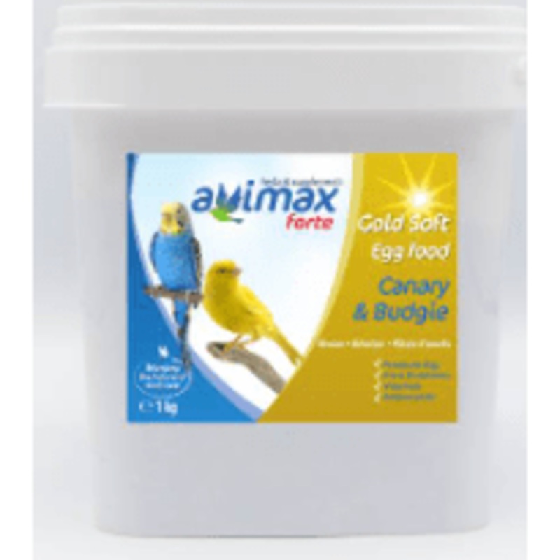 Avimax Forte Gold Soft Eggfood Canary & Budgie 1kg