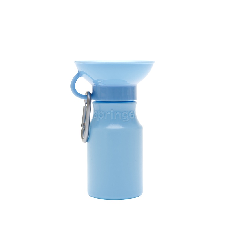 Springer Pets Mini Dog Travel Bottle Sky Blue 443ml