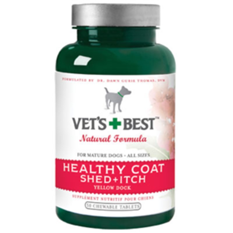 Vet’s + Best Healthy Coat Shed + Itch Relief, 50 ct.