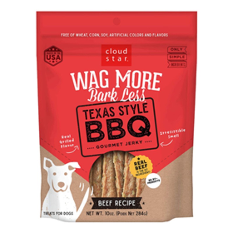 Wag More Bark Less Texas Style BBQ Gourmet Jerky 10 oz.