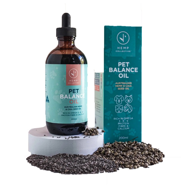 Hemp Collective Pet Balance Oil – Hemp & Chia Seed Oil