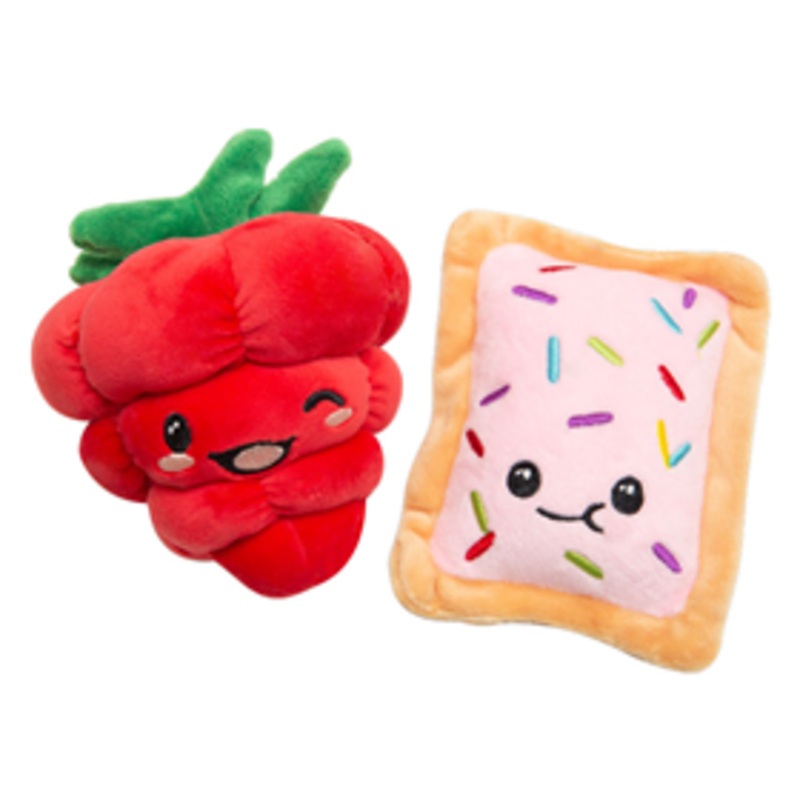 SnugARooz Poptart & Raspberry Dog Toys