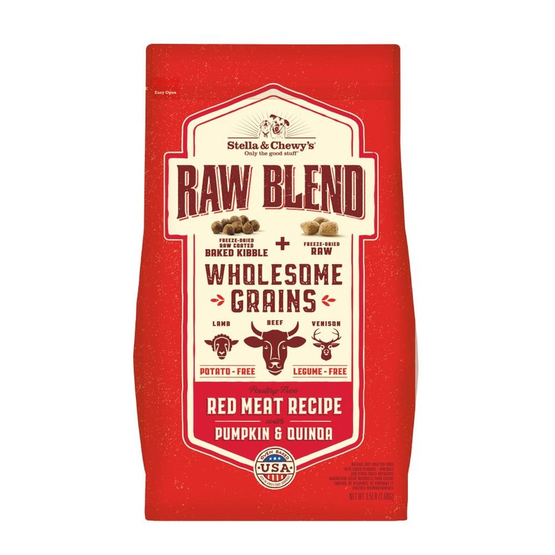 Stella & Chewy’s Raw Blend Kibble With Wholesome Grains Red Meat Recipe Dry Dog Food