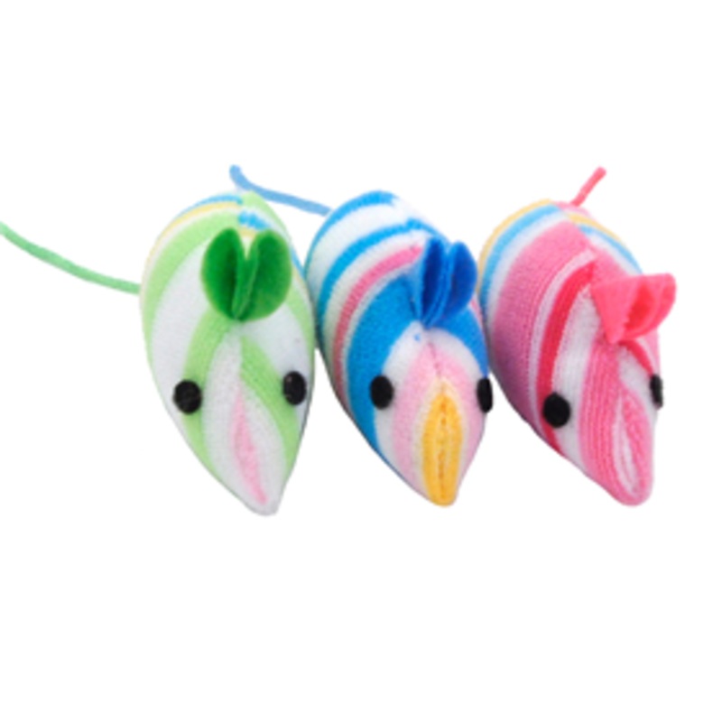 Coastal Turbo Printed Mice Cat Toy 6.25