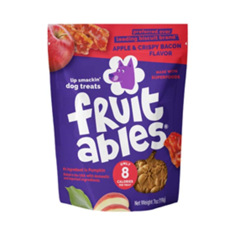 Fruitables Baked Apple & Bacon Dog Treats 7oz